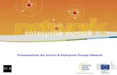 Presentazione dei servizi di Enterprise Europe Network
