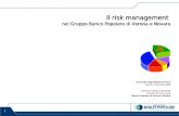 Il risk management  nel Gruppo Banco Popolare di Verona e Novara