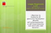 Legge Regionale n.23  del 5.8.2013 BURP n.109 supp del 7.8.2013