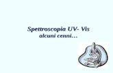 Spettroscopia UV- Vis alcuni cenni…