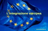 L’Integrazione europea