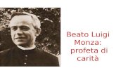 Beato Luigi Monza:  profeta di carità
