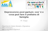 Depressione post partum: cos ’  è e cosa può fare il pediatra di famiglia