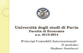 Università degli studi di Pavia Facoltà di Economia a.a .  2013-2014