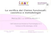 La verifica dei Claims funzionali: casistica e metodologie