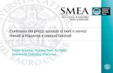 Confronto dei prezzi assoluti di beni e servizi rilevati a Piacenza e comuni limitrofi