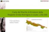 Carta del Rischio di Erosione della Regione Emilia-Romagna in scala 1:250.000