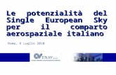 Le potenzialità del Single European Sky per il comparto aerospaziale italiano