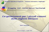 L’e-government per i piccoli comuni della regione Abruzzo