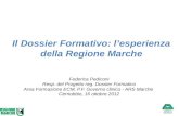 Il Dossier Formativo: l’esperienza della Regione Marche