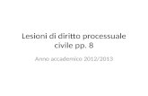 Lesioni di diritto processuale civile pp.  8