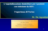 L’ospedalizzazione domiciliare per i pazienti  con infezione da HIV:  l’esperienza di Torino
