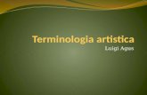 Terminologia artistica