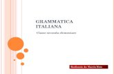 Grammatica  ItalianA