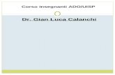 Corso insegnanti ADO/UISP  Dr. Gian Luca Calanchi