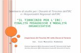 L’esperienza del Tirocinio IRC nella Diocesi di Taranto Sac. Ciro Marcello  Alabrese