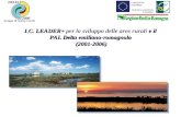 I.C. LEADER+  per lo sviluppo delle aree rurali  e il  PAL Delta emiliano-romagnolo  (2001-2006)
