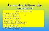 La musica italiana che ascoltiamo