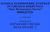SCUOLA ELEMENTARE STATALE IV CIRCOLO DIDATTICO “San Domenico Savio” BARLETTA