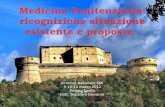 Medicina Penitenziaria: ricognizione situazione esistente e proposte.