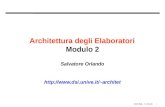 Architettura degli Elaboratori Modulo 2