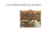 La matematica araba