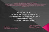 ROCK  vs.  POP:  UNA RICERCA SOCIOLOGICA  SUI FONDAMENTI MUSICALI E/O EXTRAMUSICALI