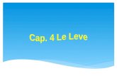 Cap. 4 Le Leve