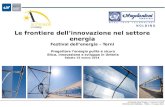 Le frontiere  dell’innovazione nel settore energia