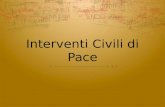 Interventi Civili di Pace