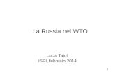 La Russia  nel  WTO
