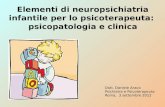 Elementi  di neuropsichiatria infantile per lo  psicoterapeuta:  psicopatologia e clinica