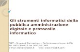 Gli strumenti informatici della pubblica amministrazione digitale e protocollo informatico