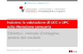 Ivalcens : la valutazione di UCC e UPC sulla rilevazione censuaria