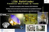 LISA Pathfinder Preventivi 2013  Gruppo di  Trento
