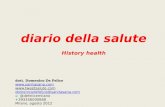 d iario della salute History health dott. Domenico De Felice