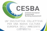 Un’iniziativa  collettiva per una nuova cultura europea dell’ambiente costruito
