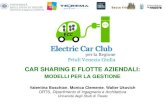 CAR SHARING E FLOTTE AZIENDALI: MODELLI PER LA GESTIONE