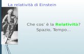 La  relatività  di Einstein