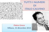 Tutti I numeri  di Italo Calvino