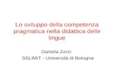 Lo sviluppo della competenza pragmatica nella didattica delle lingue
