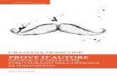 Prove d'autore. Genetica e tematiche strutturanti nell'officina di Italo Svevo, di Graziana Francone