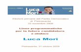 Linee programmatiche Luca Mori