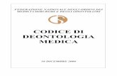 Codice di Deontologia Medica