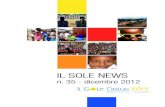 Il Sole news n. 35 - dicembre 2012