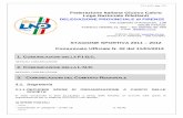 Comunicato FIGC Provinciale Firenze n.32 del 11/1/2012