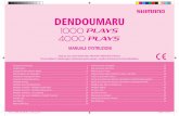 Istruzioni DDM 1000 e DDM 4000 Plays Shimano