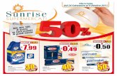 Sunrise Supermercati - Volantino offerte dal 26 settembre al 09 ottobre 2011