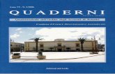 Quaderni Anno VI - N 1/2006