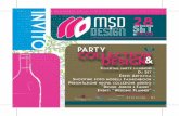 Party "Collection & Design" - MSD DESIGN - venerdì 28 Settembre start ore 19:00